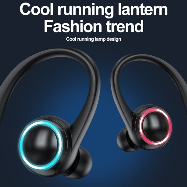 Écouteurs Bluetooth A1S à oreillette suspendue, casque de sport True Sound mono-oreille, A1S noir, A1S blanc